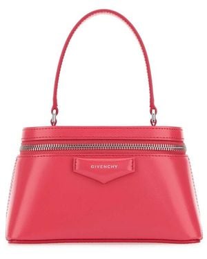 Givenchy Antigona Vanity Bag Leather Crossbody Bag - Pink