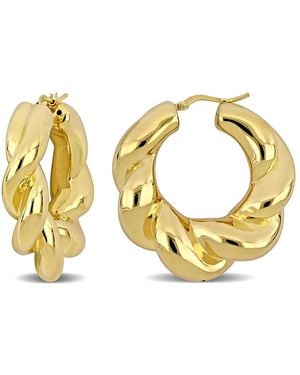 Amour 39 Mm Hoop Earrings - Metallic