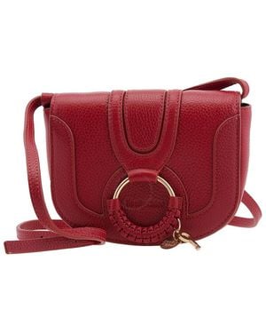 See By Chloé Dreamy Hana Leather Shoulder Bag - Red