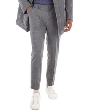 BOSS Stretch Flannel Slim-Fit Trouser, Brand Size 54 (Us - Gray