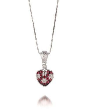 Le Vian Ladies Passion Ruby Necklaces Set - White