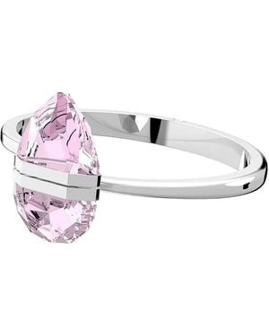 Swarovski Ladies Lucent Oversized Crystal Bangle - Pink