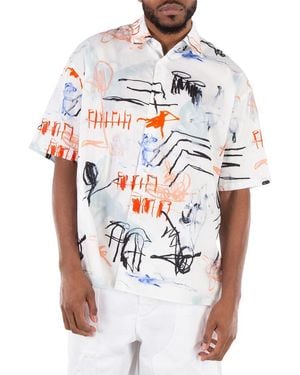 Etudes Studio X Julian Farade Illusion Cotton Shirt, Brand Size 52 (Us - Grey
