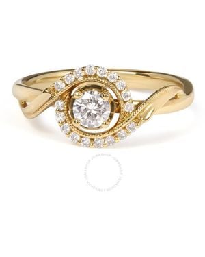 Haus of Brilliance 14k Gold 1/3 Cttw Diamond Solitaire - Metallic