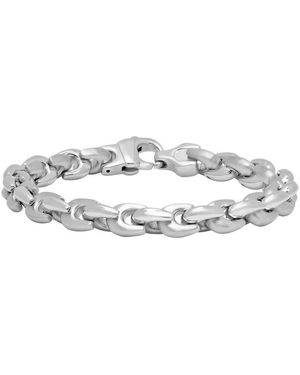 Robert Alton Wishbone Link Stainless Steel Bracelet - Metallic