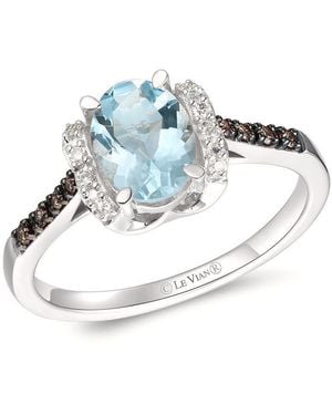 Le Vian Ladies Sea Aquamarine Rings Set - Blue