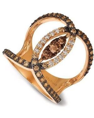 Le Vian Chocolate Diamonds Rings Set - Metallic