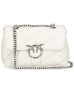 Pinko Love Classic Puff Shoulder Bag - White