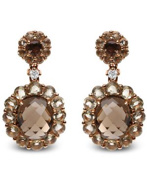Haus of Brilliance 18k Re Gold Diamond Accent - Brown