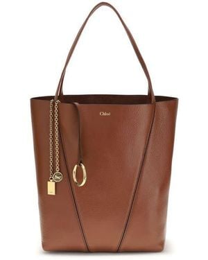 Chloé Chlo Spin Shoulder Bag - Brown