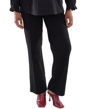 Burberry Wool Blend Tailored Trousers, Brand Size 8 Us - Black