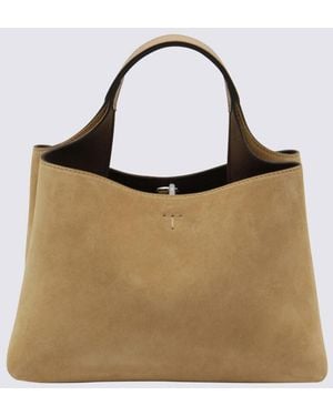 Tod's Suede Top Handle Bag - Brown