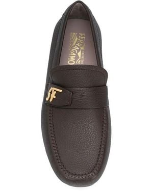 Ferragamo Loafers, Us - Brown