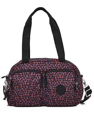 Kipling Cool Defea Happy Squares Medium Shoulder Bag - Purple