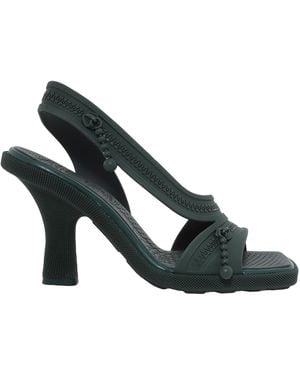Burberry Gel Heeled Sandals - Green