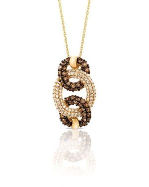 Le Vian Ladies' Chocolate Diamonds Fashion Pendant - Metallic