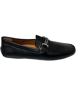 Bally Drulio Classic Leather Loafers - Black