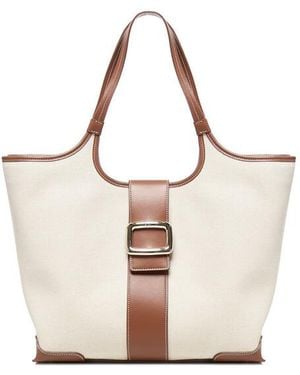 Roger Vivier Viv Choc Tote Bag - White