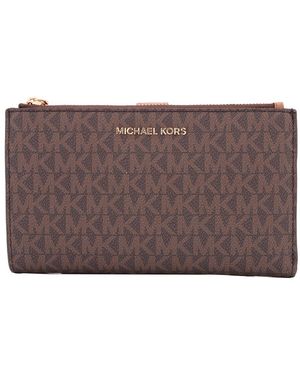 Michael Kors Adele Logo Smartphone Wristlet - Brown
