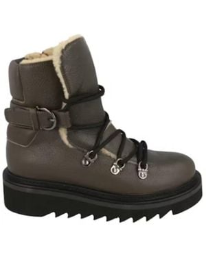 Ferragamo Ladies Boots, Us - Brown