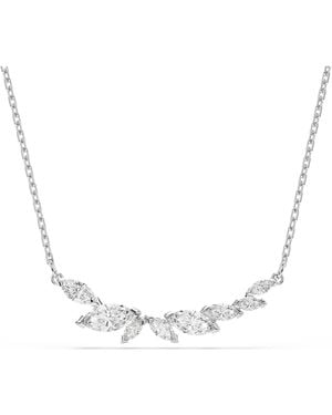 Swarovski Mesmera Necklace, Marquise Cut, Rhodium Plated - Metallic