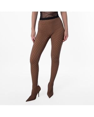 Balenciaga Knife Pleat Legging, Brand Size 37 Us - Brown