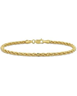 Amour 3Mm Infinity Rope Chain Bracelet - Metallic