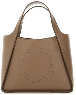 Stella McCartney Bag With Shoulder Strap And Logo - Brown