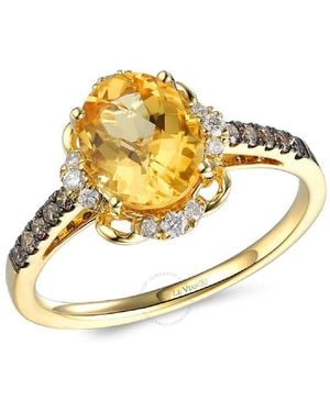 Le Vian Cinnamon Citrine Rings Set - Metallic