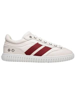 Bally Player Leather Low-Top Trainers, Brand Size 35 Us - Pink