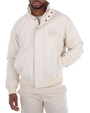 BOSS Long Sleeve Zip-Up Jacket, Brand Size 54 (Us - White