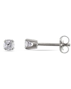 Amour 1/4 Ct Tw Diamond Stud Earrings - Metallic