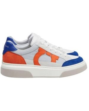 Ferragamo Cassina Gancini Low-Top Trainers - Blue