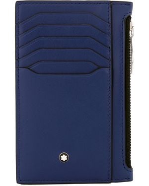 Montblanc Leather Meisterstuck Pocket Holder 8Cc - Blue
