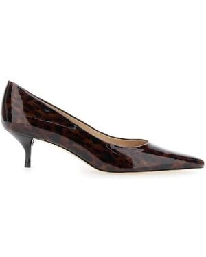 Stuart Weitzman 50 Leather Court Shoes, Brand Size 35 Us - Brown