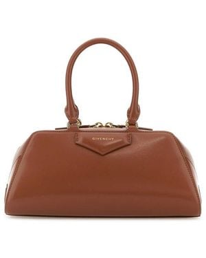 Givenchy Antigona East-West Small Handbag - Brown