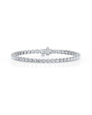 Brilliant Diamond 8 Cttw Round Lab Grown Diamond Tennis Bracelet - White