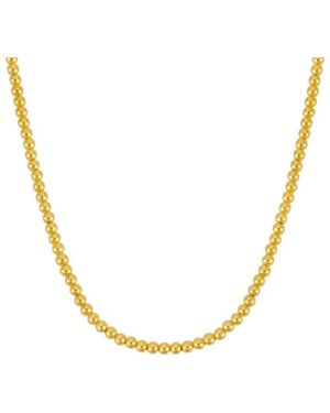 Tresorra 14K Bead Chain Necklace - Metallic