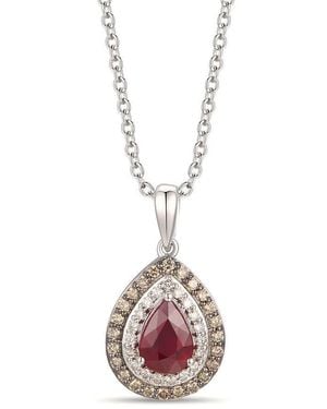 Le Vian Ladies Passion Ruby Necklaces Set - Metallic