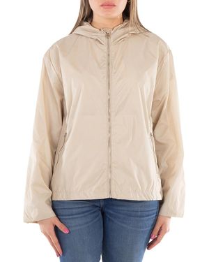 Save The Duck Hope Hooded Windbreaker Jacket - Natural