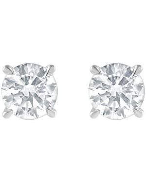 Brilliant Diamond 14Kt 1.25 Carat Lab Grown Diamond Stud Earrings For - Metallic