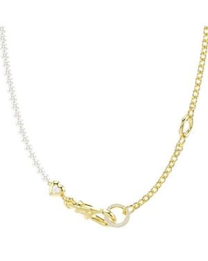 Swarovski Idyllia Crystal Pearl Necklace - Metallic