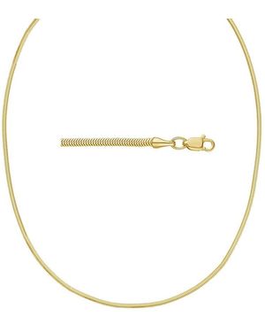 Kylie Harper 14K 2Mm Snake Chain Necklace - Metallic