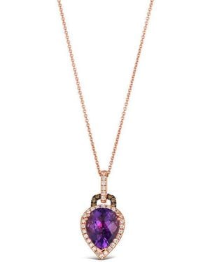 Le Vian Ladies Grape Amethyst Necklaces Set - Metallic