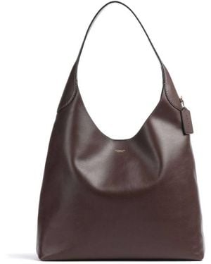 COACH Brooklyn Leather Shoulder Bag 39 - Brown