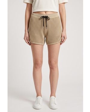 Brunello Cucinelli Mesh Boxer Shorts, Size Medium - Natural