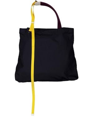 Burberry Technical Astra Messenger Bag - Blue