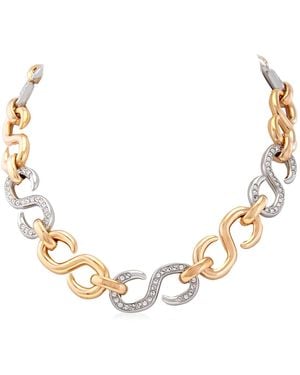 Swarovski Dextera Mixed Metal Necklace - Metallic