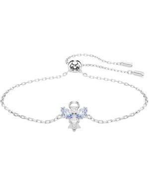 Swarovski Magic Angel Rhodium Plated Bracelet - Metallic