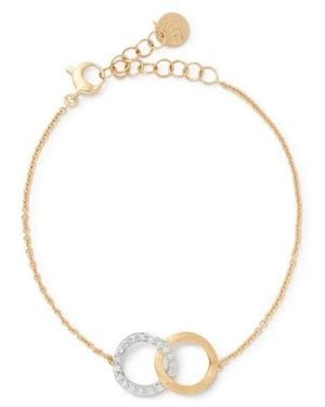 Marco Bicego Jaipur Collection 18K And Diamond Round Link Bracelet - Metallic